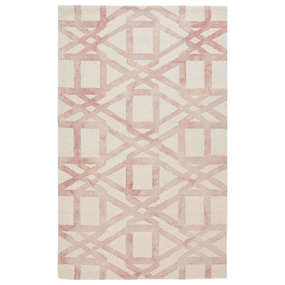 Feizy Lorrain 5" x 8" Blush Area Rug, , large