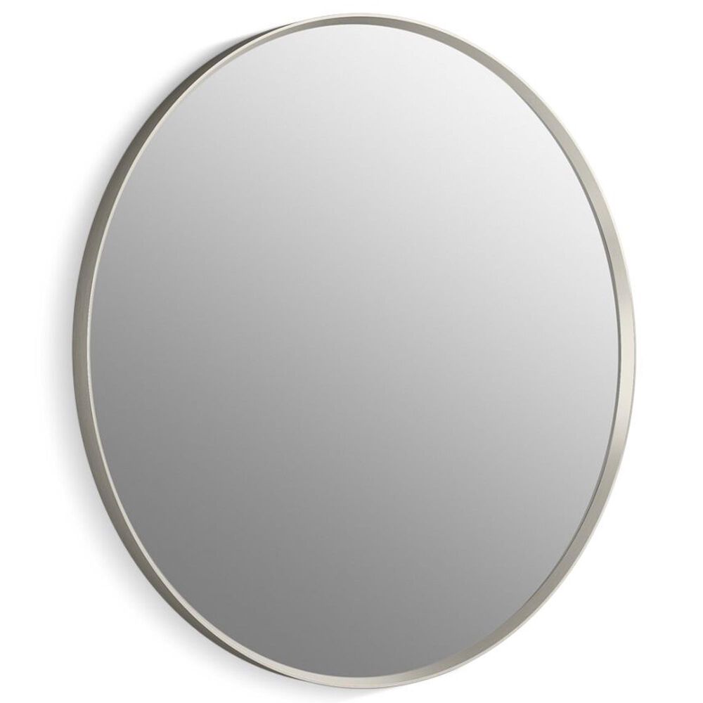 Kohler Essential 32" Round Mirror in Brushed Nickel, , large