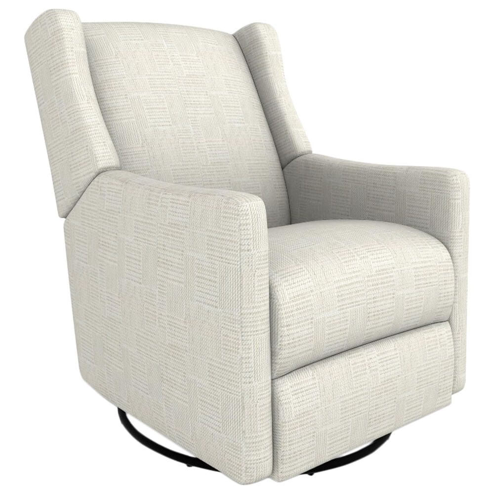 Best Home Furnishings Lillian Swivel Glider Recliner in Snow, , large