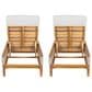Hearth and Haven Outdoor Chaise Lounge in Light Grey (Set of 2), , large