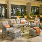 HOMLUX 6-Piece Patio Conversation Set with Coffee Table in Beige, , large