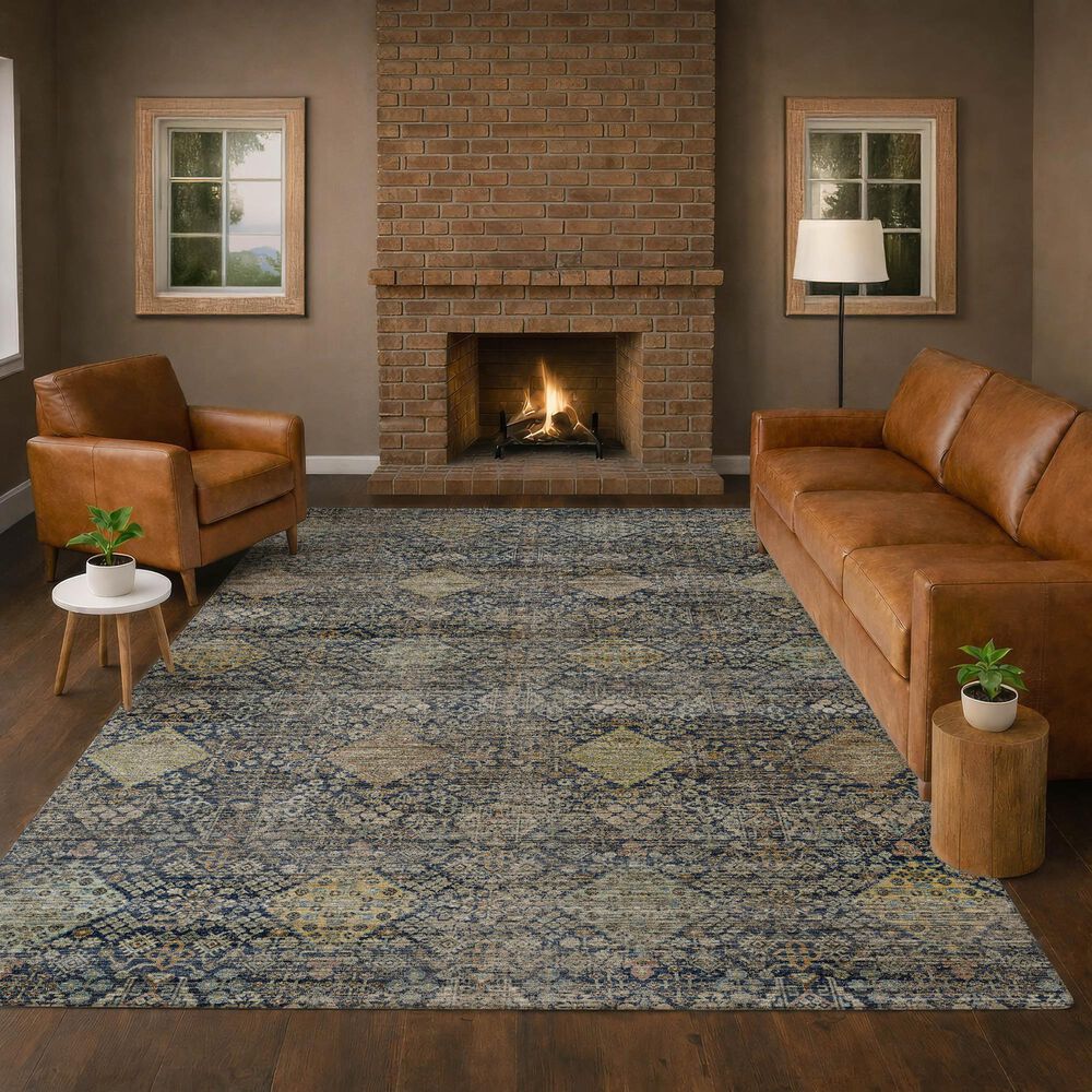 Dalyn Rug Company Aristo AR1 Navy 9' x 12' Area Rug, , large