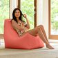 Jaxx Juniper Patio Bean Bag Chair in Flamingo, , large