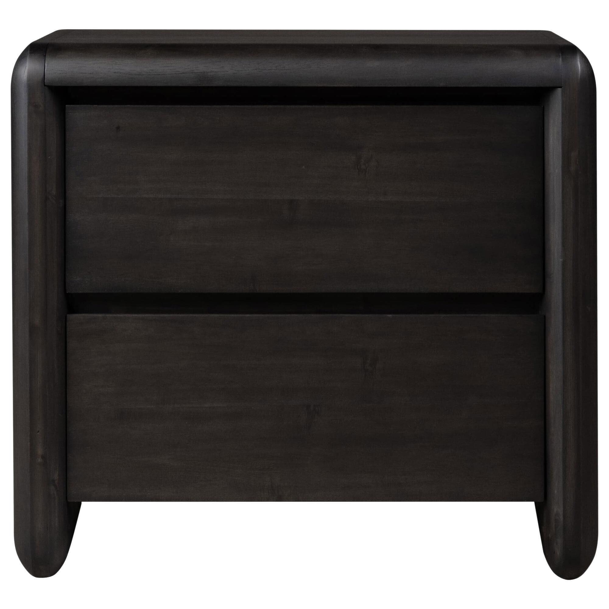 Urban Home Xolani 2-Drawer Nightstand in Jaguar