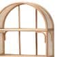 Baxton Studio Natania 4-Tier Arched Bookcase in Natural Brown, , large