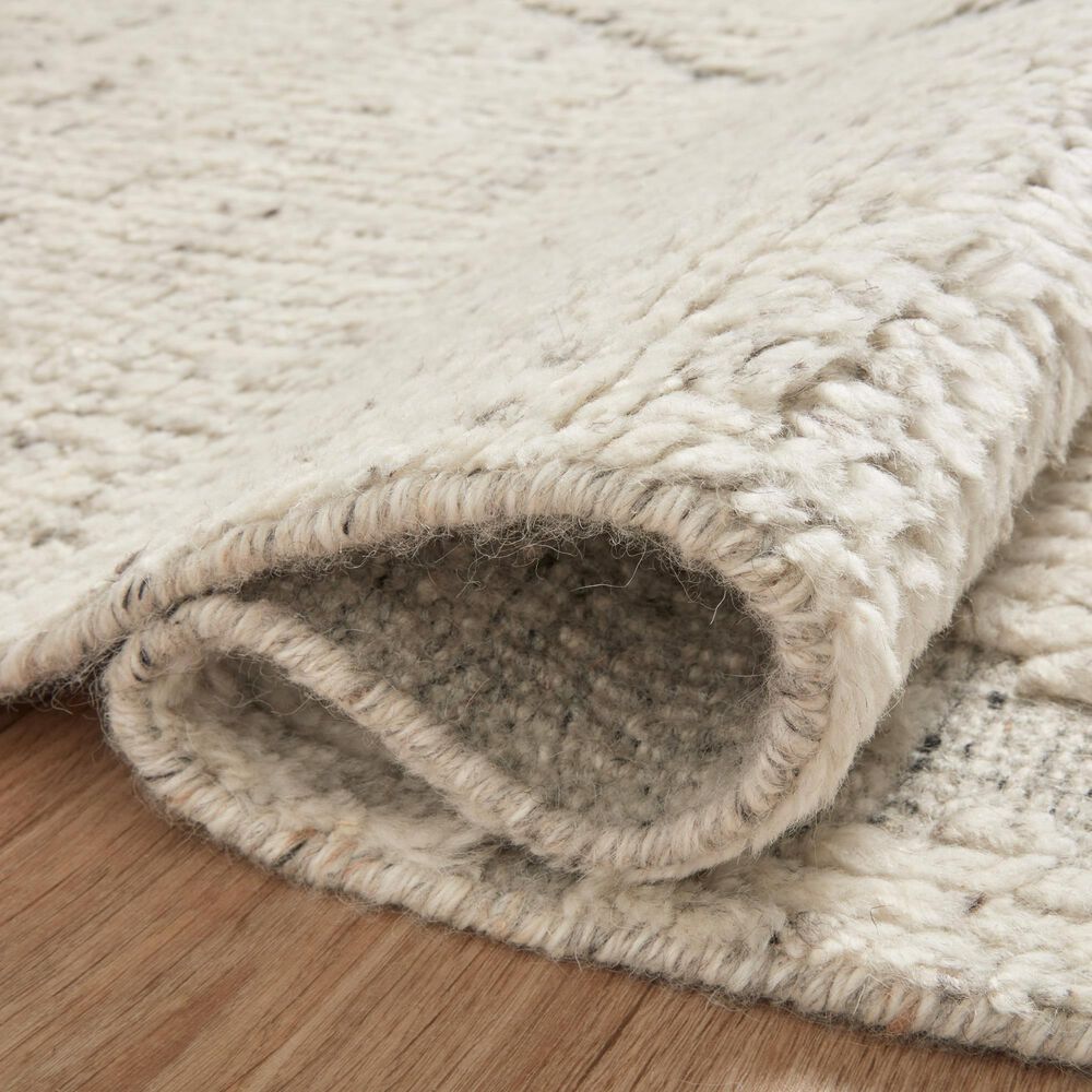 Amber Lewis x Loloi Gwyneth 2&#39; x 3&#39; Ivory and Silver Area Rug, , large