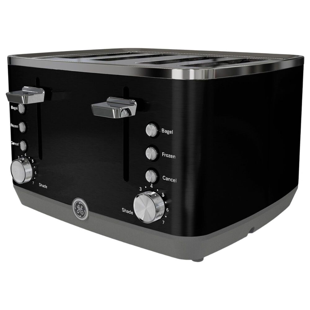 GE Appliances 4-Slice Toaster in Black, , large