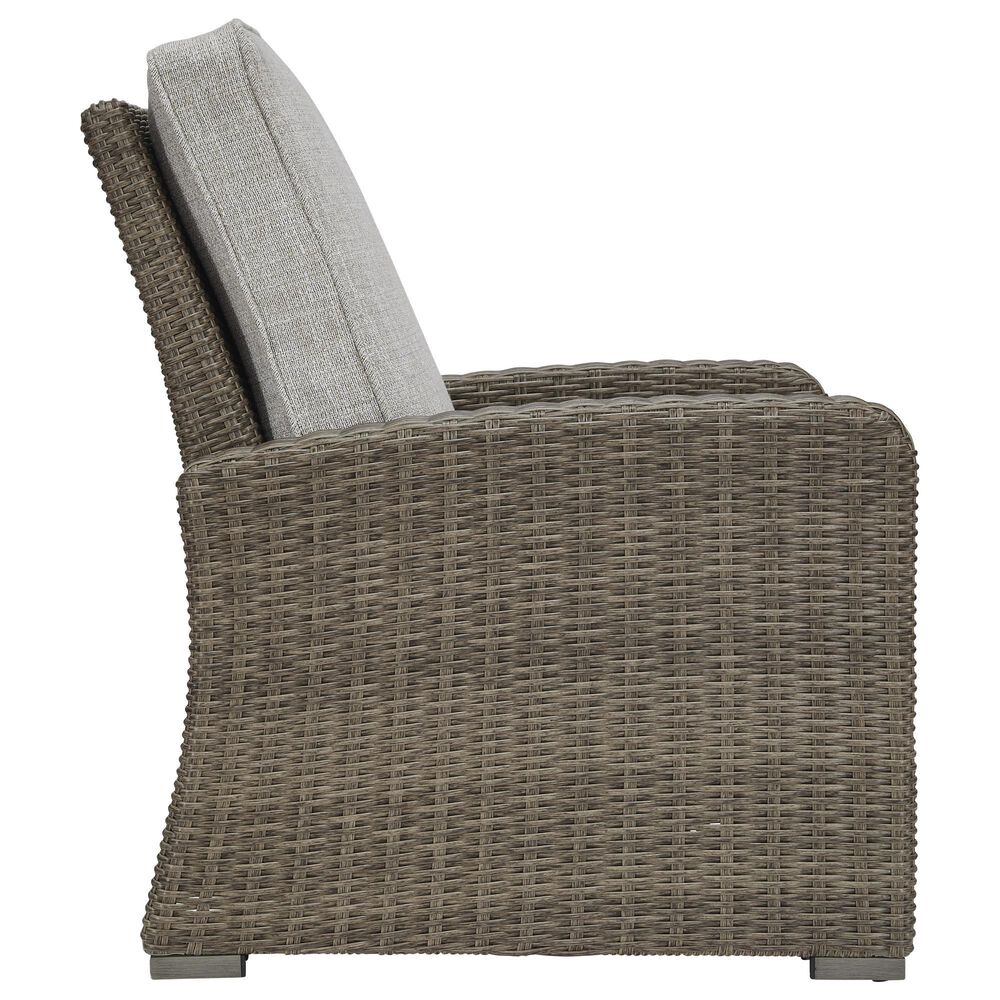 Ashley Beachcroft Outdoor Recliner in Beige, , large