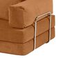 Jaxx Unsofa Stationary Loveseat in Spice Orange, , large