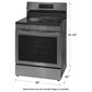 Frigidaire Gallery 30" Rear Control Electric Range with Total Convection in Black Stainless Steel, , large