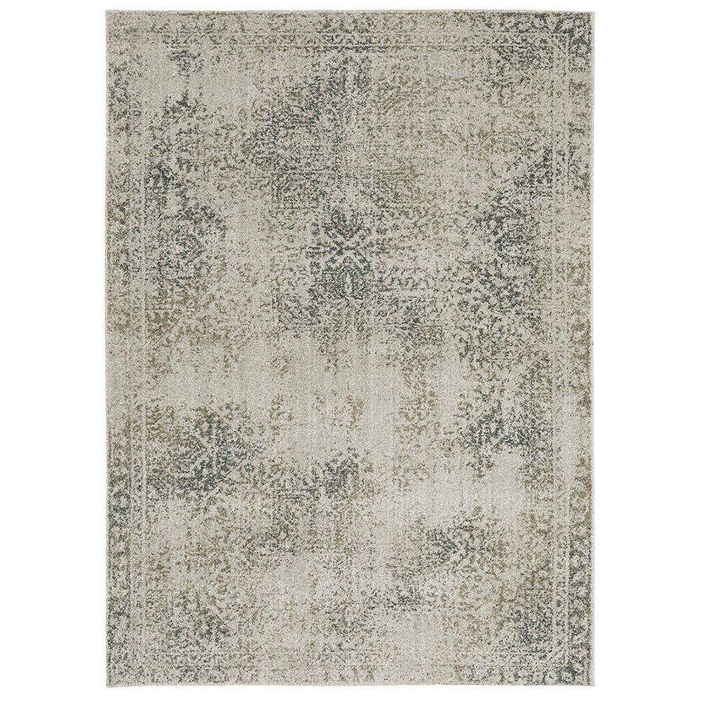 Oriental Weavers Alton Oriental 7"10" x 10"10" Beige and Grey Area Rug, , large