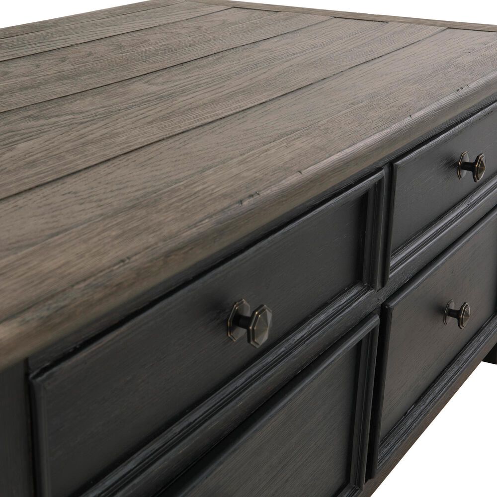Ashley Tyler Creek Lift Top Coffee Table in Grayish Brown/Black, , large