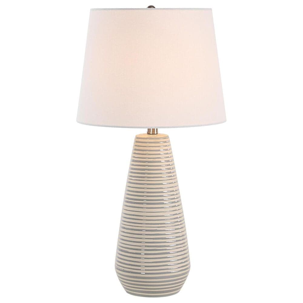 Renwil Pera Table Lamp in Gray and Ivory, , large