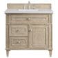James Martin Vanities Lorelai 36" Single Vanity in Whitewashed Oak with 3 cm White Zeus Quartz Top, , large