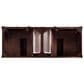 James Martin Vanities Brittany 60" Double Bathroom Vanity in Burnished Mahogany with 3 cm Parisien Bleu Quartz Top and Rectangular Sinks, , large