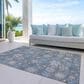 Dalyn Rug Company Wonderland WN31 5" x 7"6" Gray Indoor/Outdoor Area Rug, , large