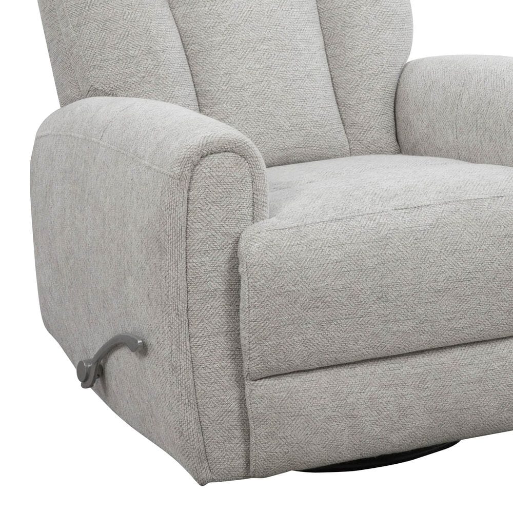 Simeon Collection Natalia Manual Swivel Glider Recliner in Thunderstorm, , large