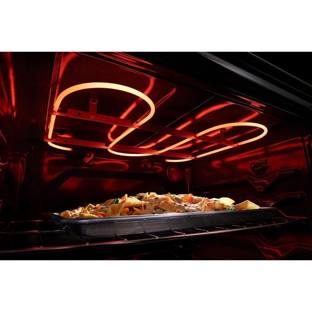 Whirlpool 5.3 Cu. Ft. Electric Range with Steam Clean in Fingerprint Resistant Stainless Steel, , large