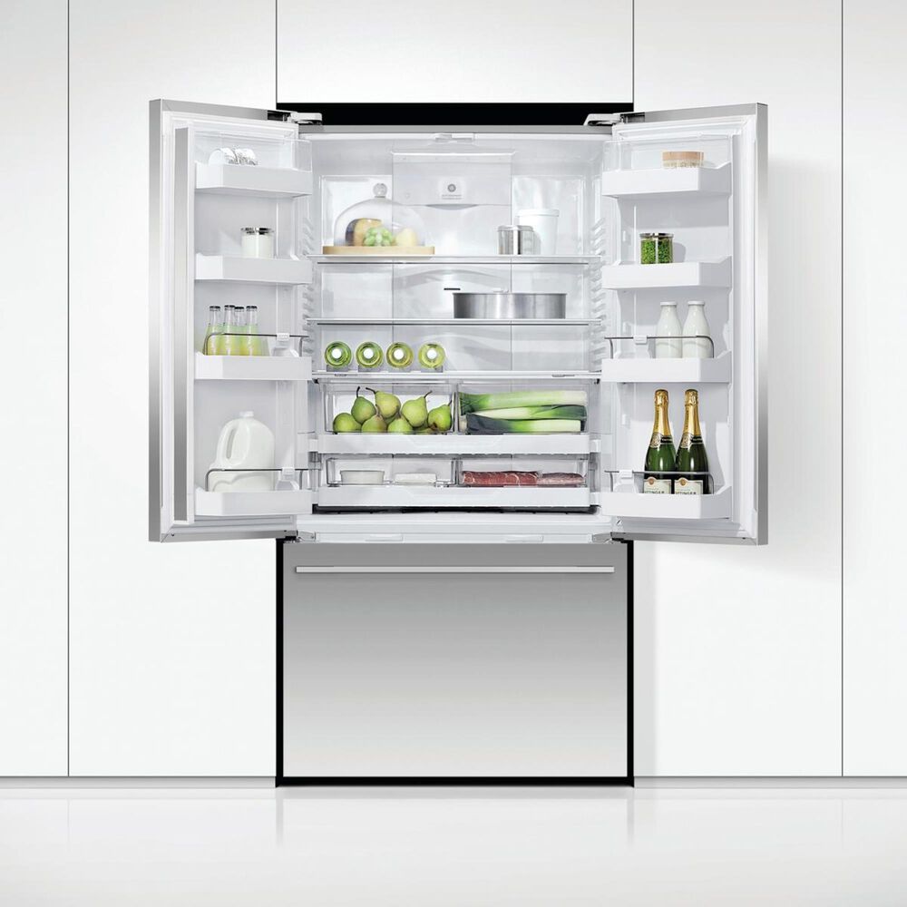 Fisher &amp; Paykel 20.1 Cu. Ft. Counter Depth French Door Refrigerator In EZKleen Stainless Steel, , large