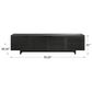 BDI Corridor 79" Media Unit in Charcoal, , large