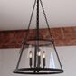 Vaxcel Rochester 3-Light Pendant in Matte Black, , large