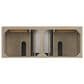 James Martin Vanities Lorelai 60" Double Vanity in Whitewashed Oak with 3 cm Carrara White Marble Top, , large