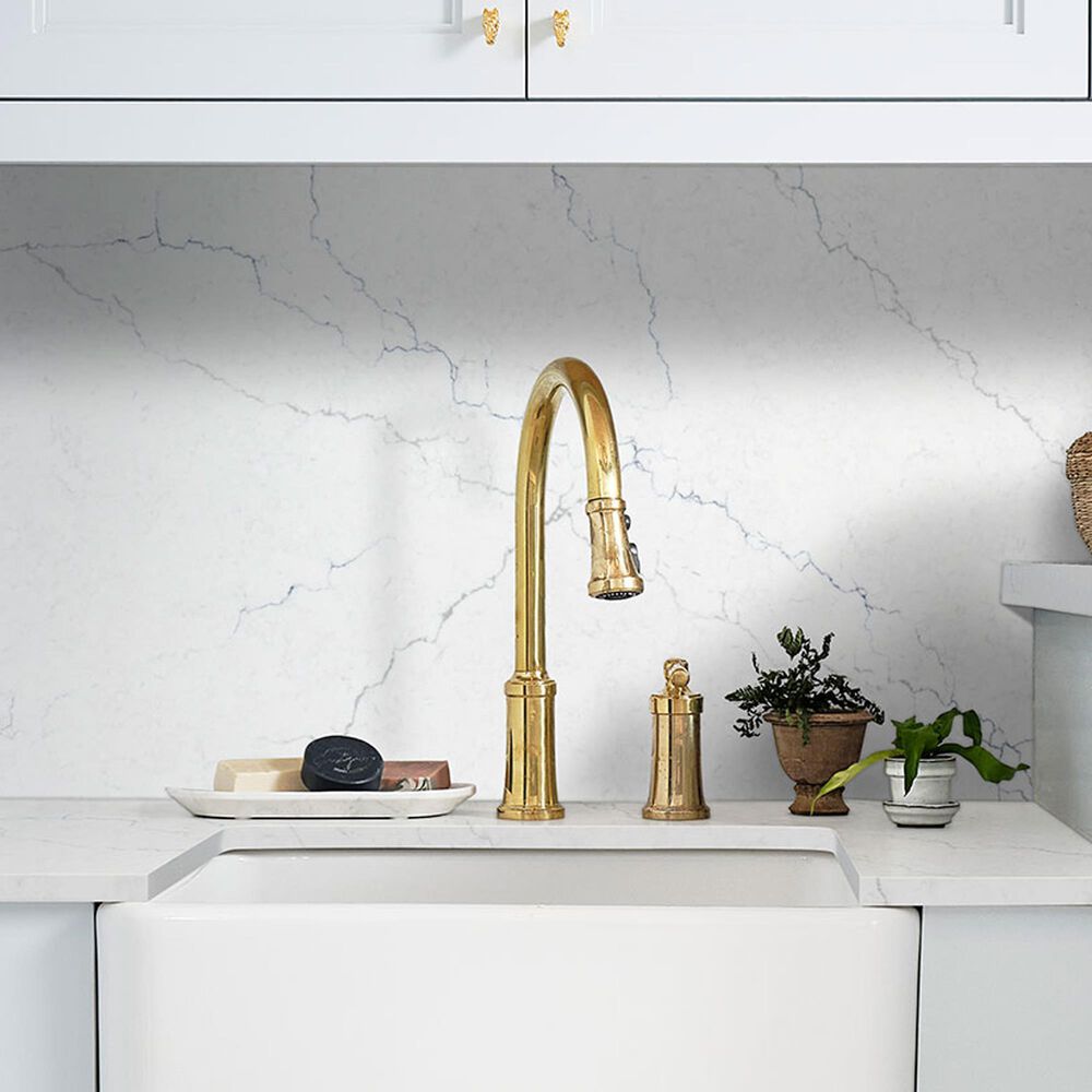 NFM Custom Countertops Calacatta Miraggio Cielo 3cm Quartz Countertop, , large