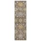 Dalyn Rug Company Silk Road Mocha, Ivory, Gold, Blue, Copper, Aloe and Gray 2"3" x 7"6" Runner, , large