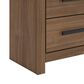 Ashley Broachmyn Twin Bed with Nightstand in Warm Auburn, , large
