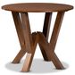Baxton Studio Ariane 5-Piece Dining Set in Grey/Walnut Brown, , large