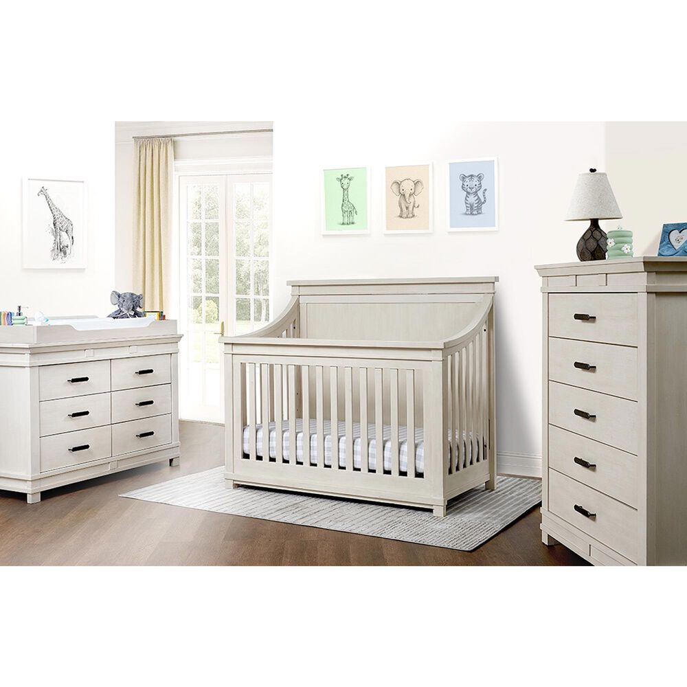 Sorelle Furniture Brookfield Elite 5-Drawer Chest in Brushed Ivory, , large