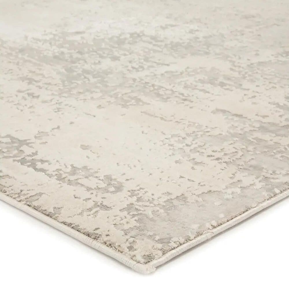 Jaipur Cirque Brixt 3&#39;11&quot; x 5&#39;11&quot; White Alyssum Area Rug, , large