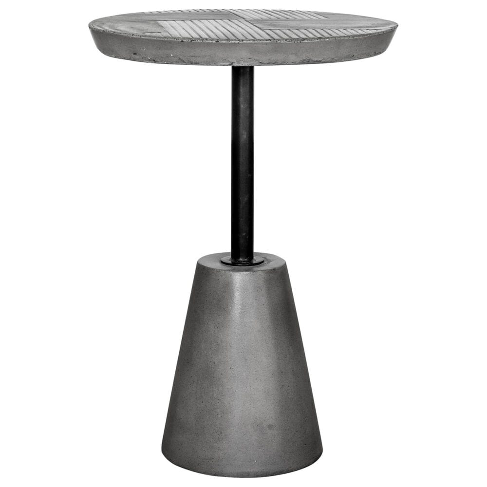 Moe"s Home Collection Foundation Outdoor Accent Table in Grey, , large
