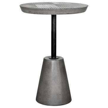 Moe"s Home Collection Foundation Outdoor Accent Table in Grey, , large