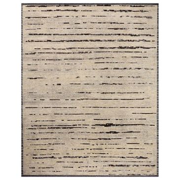Amber Lewis x Loloi Briyana 2" x 3" Natural and Black Area Rug, , large
