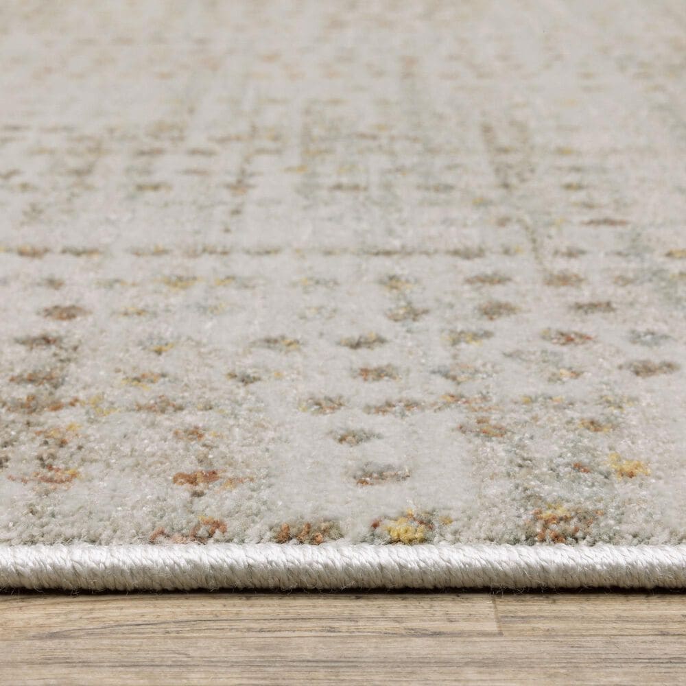 Oriental Weavers Mallory Grey and Gold 2'3" x 7'6" Runner, , large