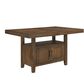 Steve Silver Garland 1-Leaf Dining Table in Toffee - Table Only, , large