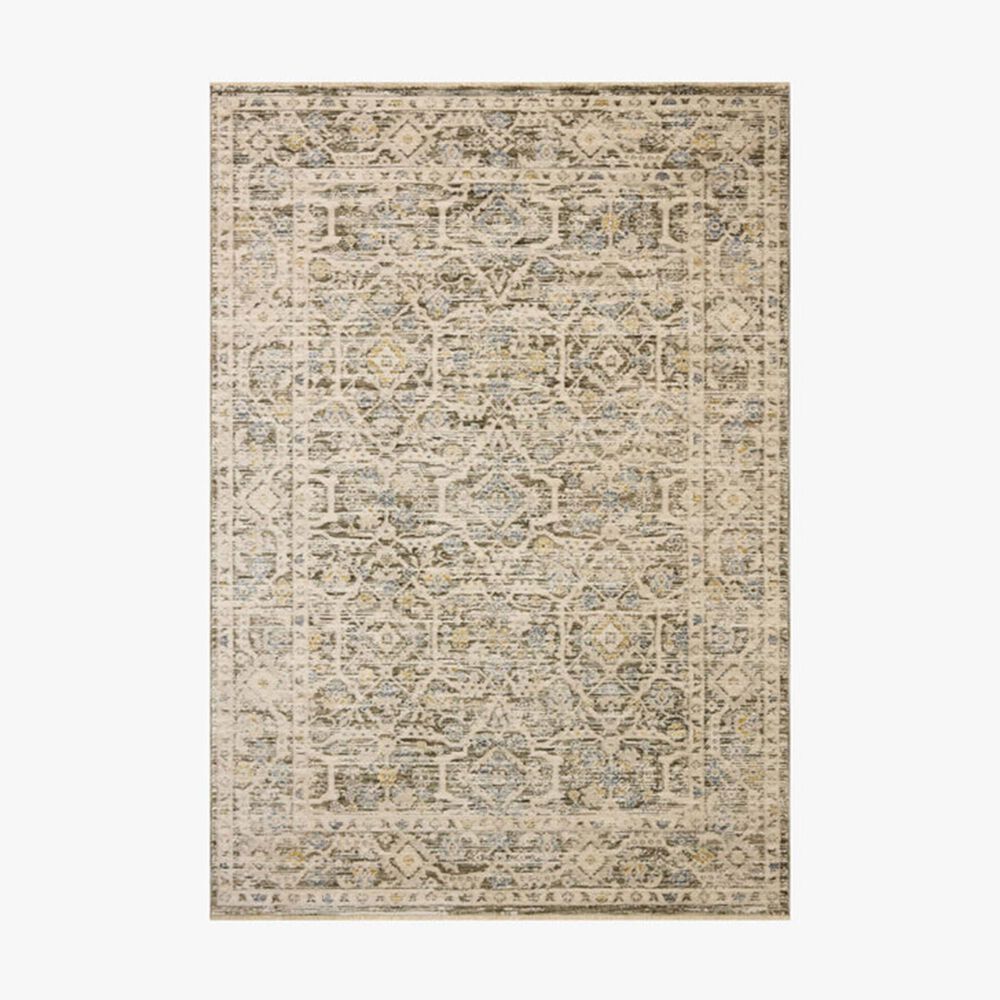 Loloi Clarisse Olive and Ivory 2"6" x 10"2" Runner, , large