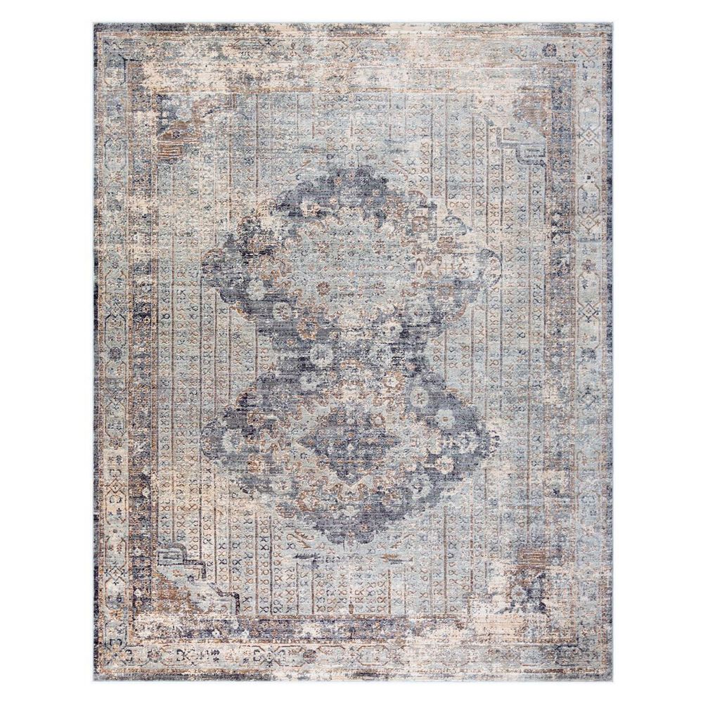 Surya Liverpool Black, Gray, Light Slate, White, Ivory, Brown and Olive 8&#39;10&quot; x 13&#39;1&quot; Area Rug, , large