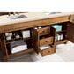 James Martin Vanities Brookfield 72" Double Bathroom Vanity in Country Oak with 3 cm Eternal Marfil Quartz Top and Rectangle Sink, , large