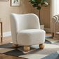 Furniture of America Velra Accent Chair in White, , large