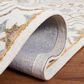 Safavieh Micro-Loop MLP381A 4" x 6" Ivory and Gray Area Rug, , large