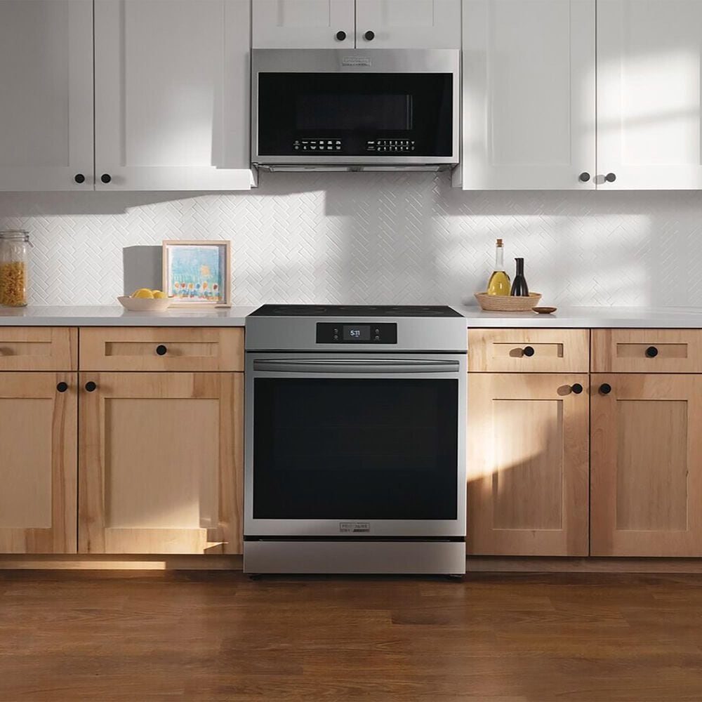Frigidaire Gallery 30&quot; Freestanding Induction Convection Range with Stone-Baked Pizza in Stainless Steel, , large
