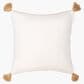 Surya Ryazan 20" Square Pillow Cover in Beige and Cream, , large