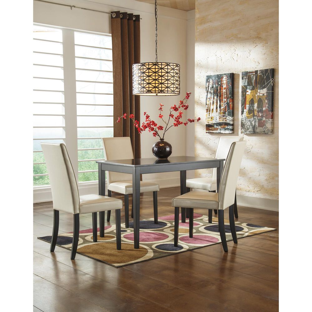 Ashley Kimonte Dining Table in Dark Brown - Table Only, , large