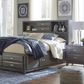 Ashley Caitbrook 4-Piece King Storage Bed Set in Gray, , large