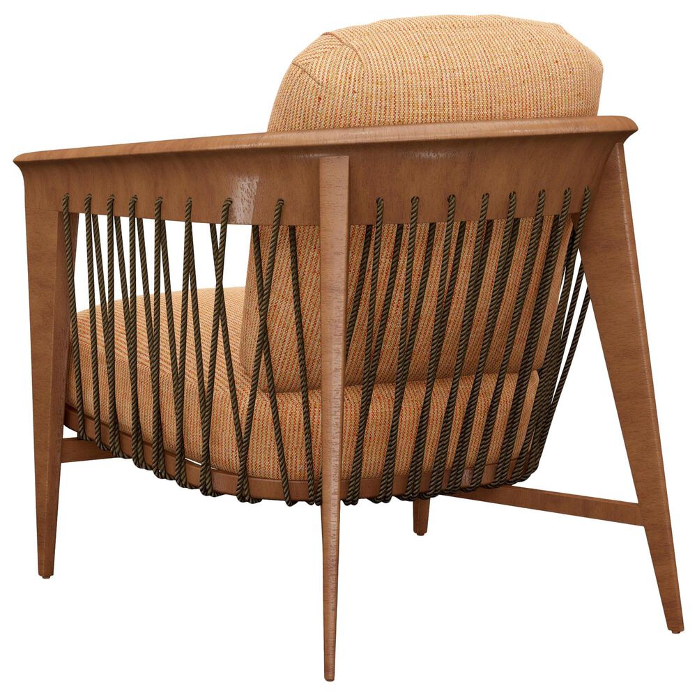 Lexington Furniture Palm Desert Davita Chair in Orange and Tan Stripe, , large