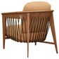 Lexington Furniture Palm Desert Davita Chair in Orange and Tan Stripe, , large