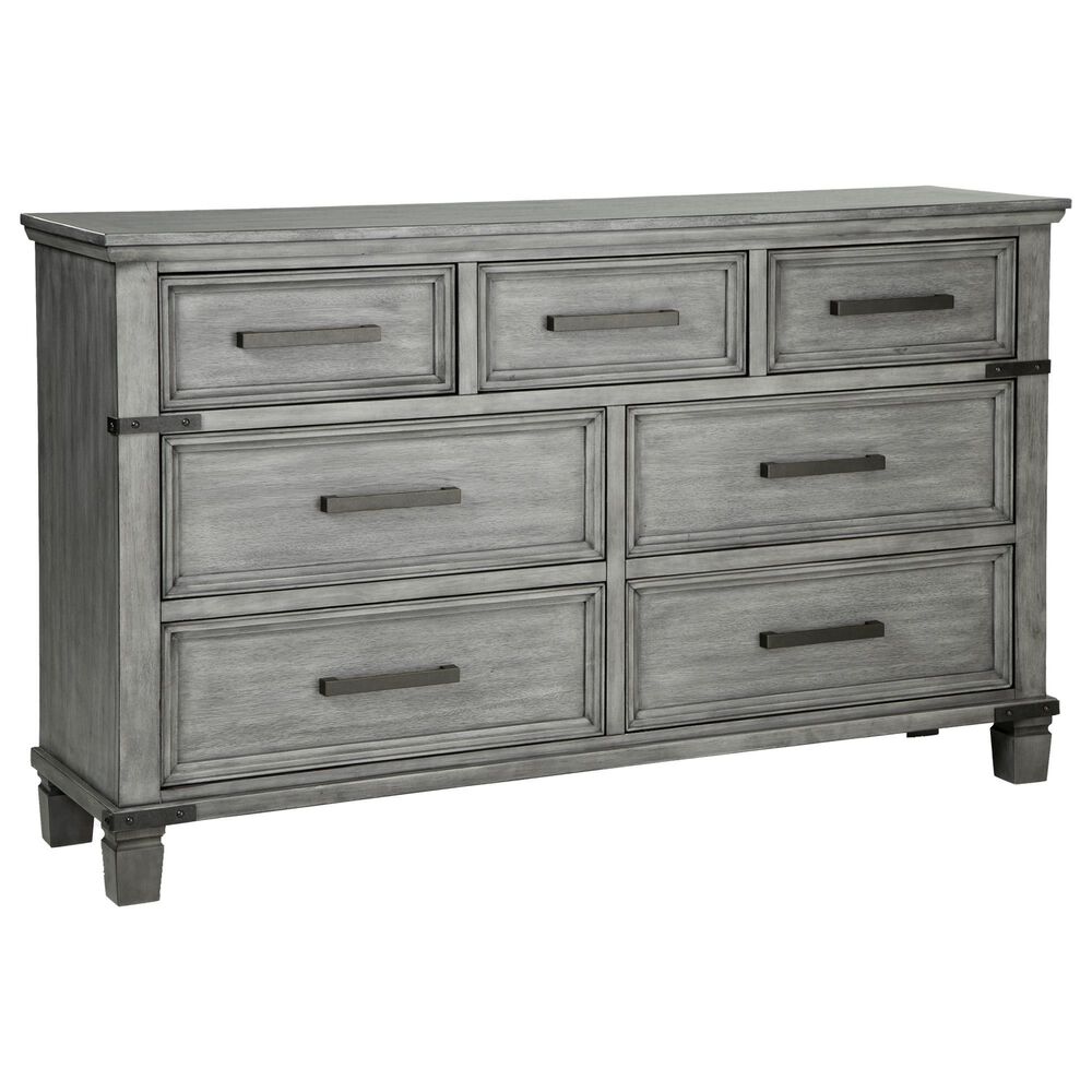 Ashley Russelyn 5-Piece King Storage Bedroom Set in Gray, , large