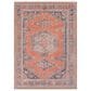 Surya Colin 5"3" x 7"3" Burnt Orange, Blue, Pale Blue and Tan Area Rug, , large